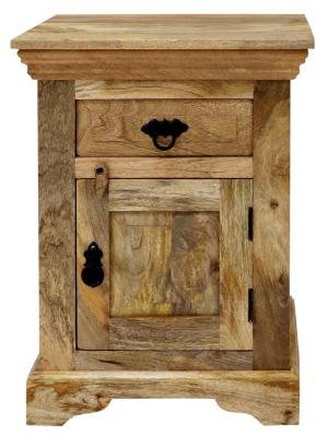 Massiver Nachttisch aus Holz 45x60x40