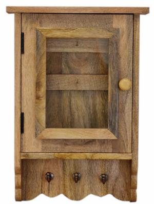 Schlüsselkasten aus Mangoholz 35x50x10