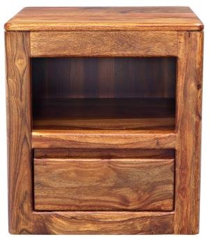 Nachttisch aus massivem Palisanderholz 45x50x40