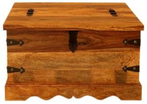 Aufbewahrungstruhe 80x45x80 aus massivem Palisanderholz