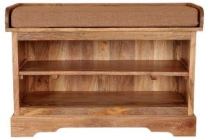 Schuhschrank massiv 90x60x40 aus Mangoholz