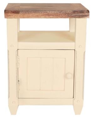 Nachttisch aus massivem Mangoholz 45x60x40