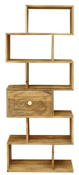 Holzregal für die Küche 60x150x30 aus massivem Mangoholz