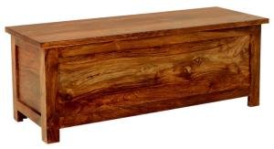 Massivholz-Truhe 120x45x45 aus Palisanderholz