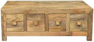 Kaffeetisch aus Mangoholz 110x40x60