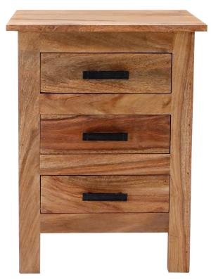 Massiver Nachttisch aus Palisanderholz 45x40x60