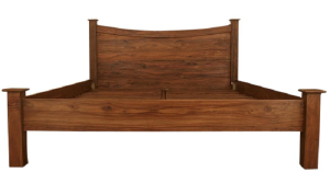 Ehebett 200x200 aus massivem Palisanderholz