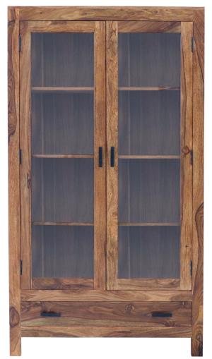 Massive Palisander Vitrine 100x45x180