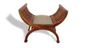 Massivholz Hocker aus Palisander 60x60x40