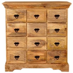 Massivholz-Kommode aus Mango 90x90x45