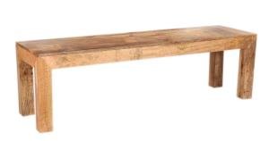 Holzbank ohne Rückenlehne 175x45x40