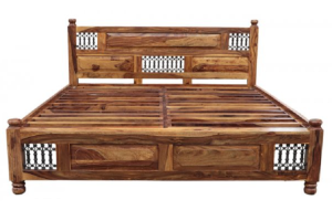 Holzbett 200x200 aus massivem Palisander