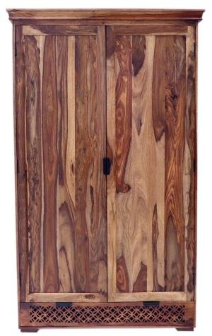 Kleiderschrank aus Palisander Massivholz 120x60x200