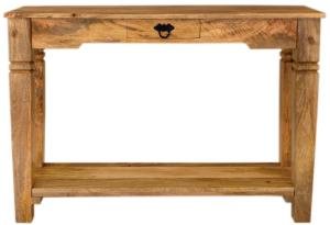 Konsole Tisch Holz 110x76x35 aus Massiv-Mangoholz