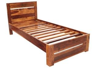 Massives Bett 90x200 aus Palisanderholz