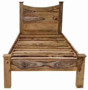 Massivholz Bett 90x200 aus Palisanderholz