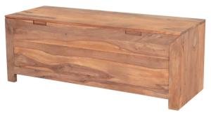 Massivholz-Truhe 120x45x45 aus Palisanderholz