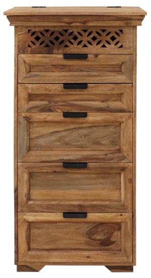 Massive Kommode aus Palisanderholz 60x45x120