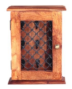 Schlüsselbox aus massivem Palisanderholz 30x40x10
