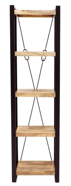 Holzregal 60x200x35 aus Massivholz Mango