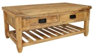 Massiver Konferenztisch aus Mango-Holz 110x60x45