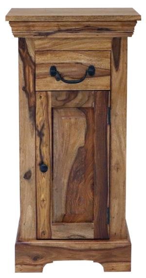 Holzbadschrank 40x80x35 aus indischem Massivholz Palisander