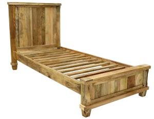 Bett 90x200 massiv Mango