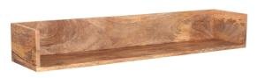 Wandregal aus Mangoholz 100x22
