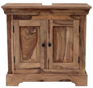 Waschbeckenunterschrank aus massivem Palisanderholz 70x65x35 cm