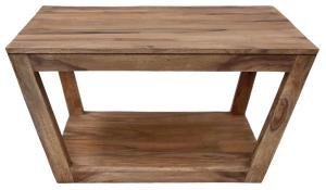 Designertisch aus massivem Palisander 80x80