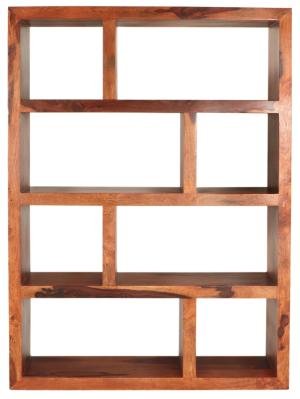 Massive Holzregal 130x35x180