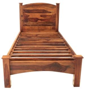 Massivbett 90x200 aus Palisanderholz