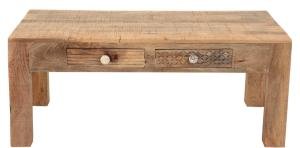 Massiver Konferenztisch aus Mango-Holz 110x45x60