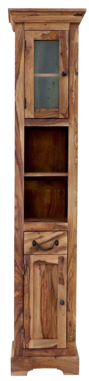 Badschrank aus indischem Massivholz Palisander 40x190x35