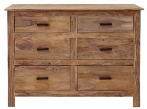 Massive Palisander-Kommode 120x45x90