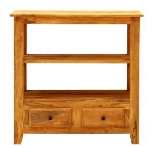 TV-Tisch aus massivem Palisanderholz 90x90x35