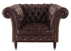 Lederstuhl Chesterfield Bath