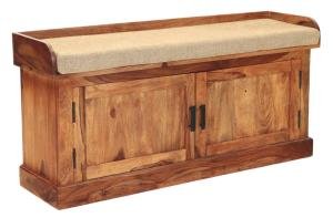 Schuhregal aus Massivholz Palisander 105x60x40