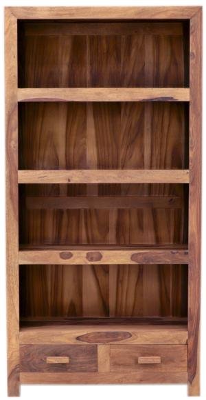 Luxusbibliothek 90x180x35 aus Massivholz Palisander