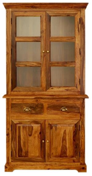 Vitrine aus massivem Palisanderholz 100x200x45