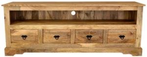 Massivholz TV-Tisch aus Mango 160x60x45