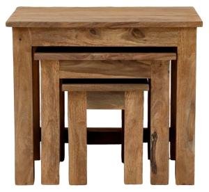 Massivholz Beistelltische