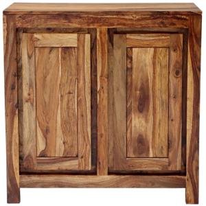 Rustikale Kommode aus Massivholz von Palisander 90x90x45