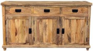 Kommode aus massivem Mangoholz 160x45x85