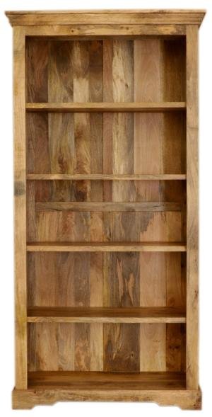 Mangoholz-Bibliothek 100x200x45