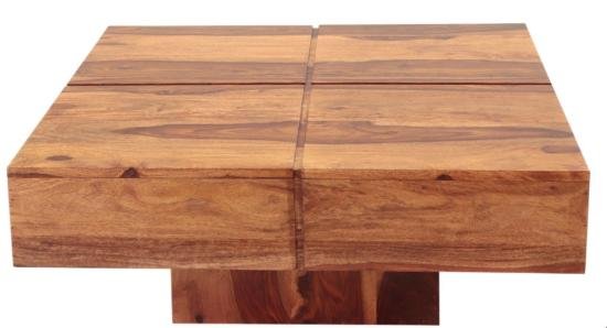 Konferenční stolek masiv z palisandru 85x85x35