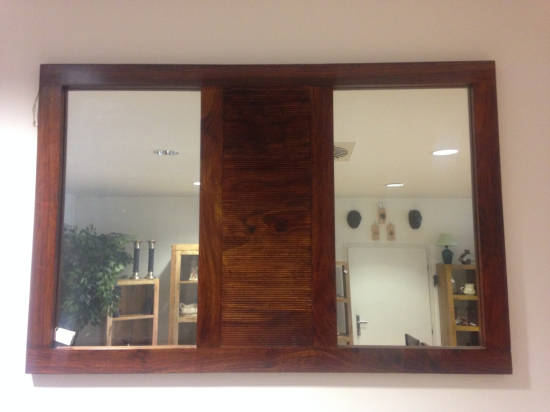 Masivní zrcadlo 120x80