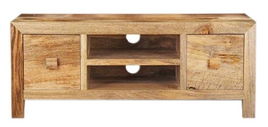 TV stolek masiv z dřeva mango 150x50x45