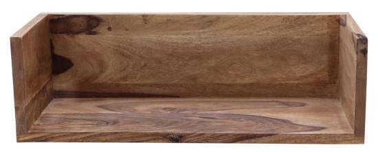 Dřevěná polička na zeď 50x22 z masivu palisandr