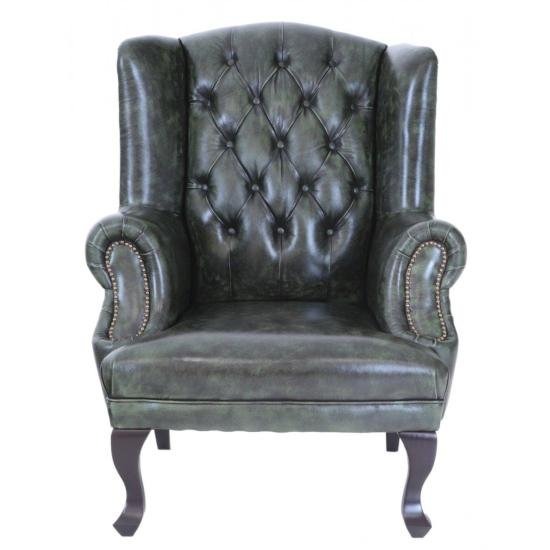 Křeslo Brusel z pravé hovězí kůže